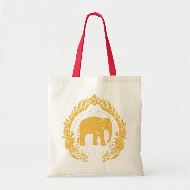 Bolsa Tote Elefante tailandês (Frente)