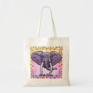 Bolsa Tote Elefante Violeta
