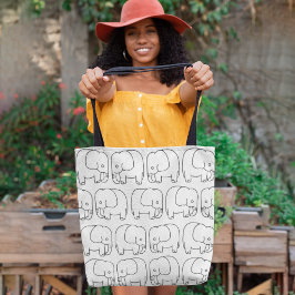 Bolsa Tote Elefantes