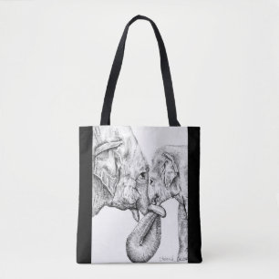 Bolsa Tote Elefantes
