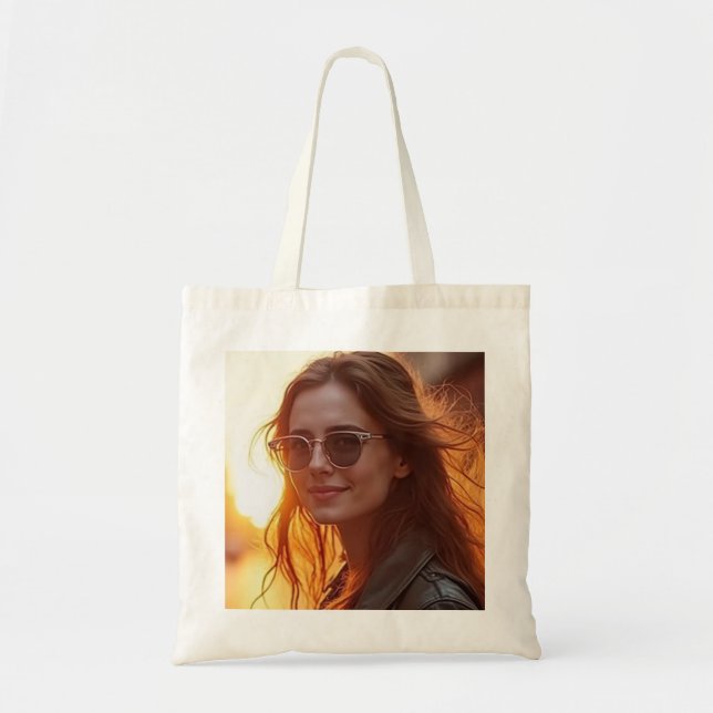 Bolsa Tote Elegância da hora do ouro (Frente)