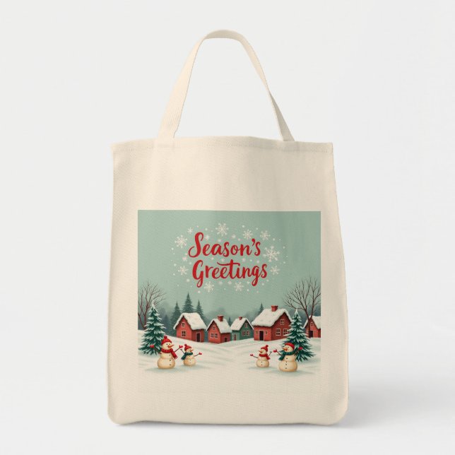 Bolsa Tote Elegância de Natal (Frente)