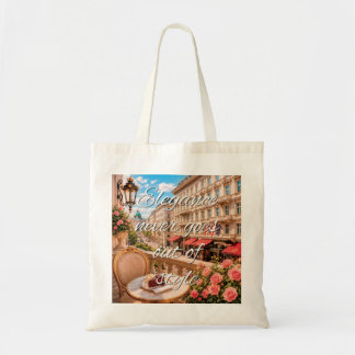 Bolsa Tote Elegância Nunca Sai de Moda Viena Estética