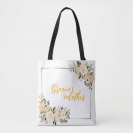 Bolsa Tote Elegância Sangrenta: Mãe da Floral do Groom Boho