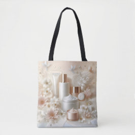 Bolsa Tote Elegant Floral Beauty Cosmetic Salon Makeup
