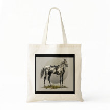 Elegante Akhal-Teke Horse Carryall Tote Bag