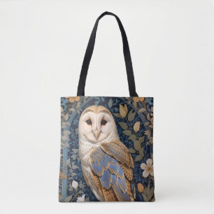 Bolsa Tote Elegante Barn Owl William Morris Inspirou Floral
