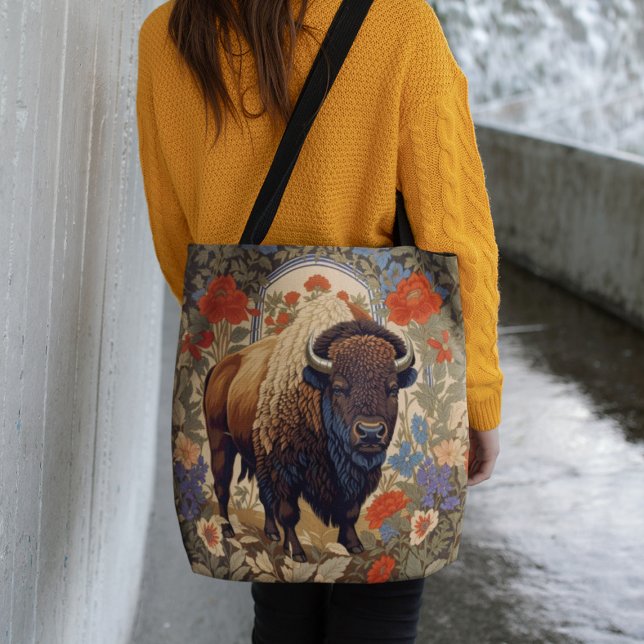 Bolsa Tote Elegante Bison William Morris Inspirou (Criador carregado)