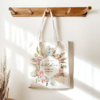 elegante boêmio floral rosa Chuveiro de Noiva