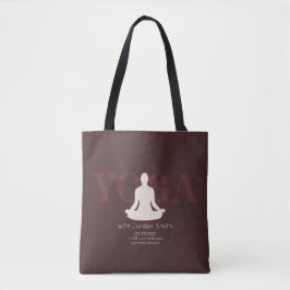Bolsa Tote Elegante Boho Yoga Instrutor Promocional