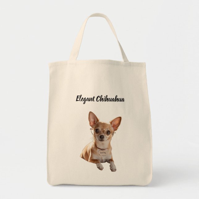 Bolsa Tote Elegante Chihuahua Bag (Frente)