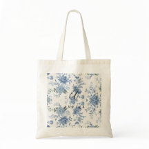 Elegante Chinoiserie Toile Azul