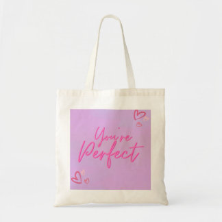 Bolsa tote elegante com citação
