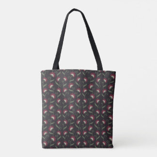 Bolsa Tote Elegante com Padrão Floral Folclórico p