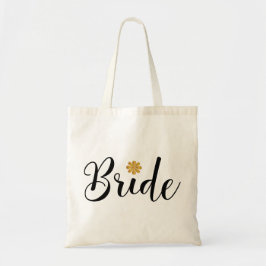 Bolsa Tote Elegante de Casamento de Chá de panela Bride