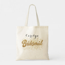 Bolsa Tote Elegante Dourada Bridesmaid