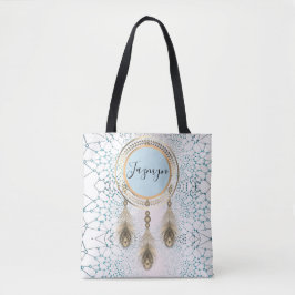 Bolsa Tote Elegante Dreamcatcher Abstrato Personalizado