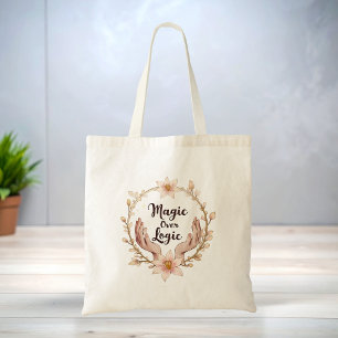 Bolsa Tote Elegante e Estilosa Citação Boho