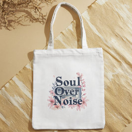 Bolsa tote elegante e sofisticada com citação em a