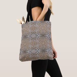 Bolsa Tote Elegante estilosa impressão de animal de pelagem d
