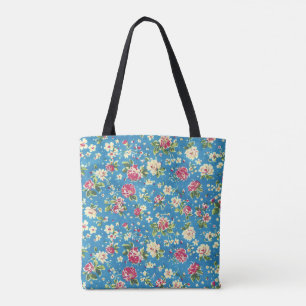 Bolsa Tote Elegante Estiloso Fofo Botânico Floral