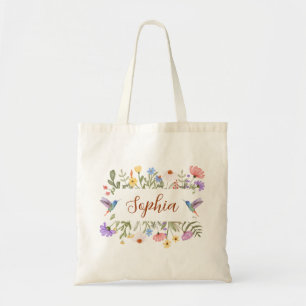 Bolsa Tote Elegante Floral Chic Colorido