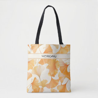 Bolsa Tote Elegante Ginkgo deixa a barra de ferramentas perso