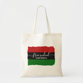 Bolsa Tote Elegante GRATUITO DE FATO Pan-Africano JUNETEENTH