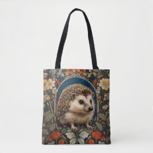 Bolsa Tote Elegante Hedgehog William Morris Inspirou