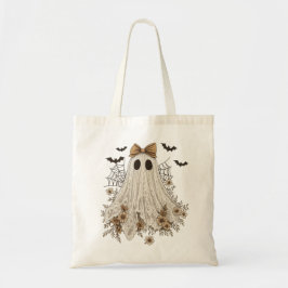 Bolsa Tote Elegante Lace Ghost com Arco | Floral Ghost