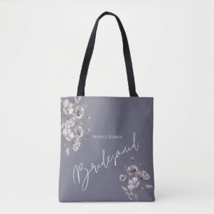 Bolsa Tote Elegante minimalista água-forte cinza para Damas d