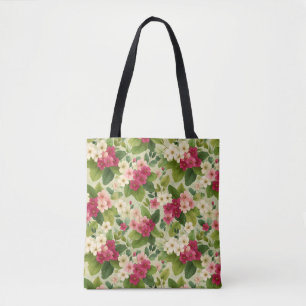 Bolsa Tote Elegante Moderno Estiloso Botânico Flor Silvestre