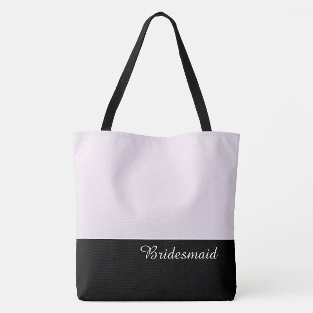 Bolsa Tote Elegante para Damas de Honra (Verso)