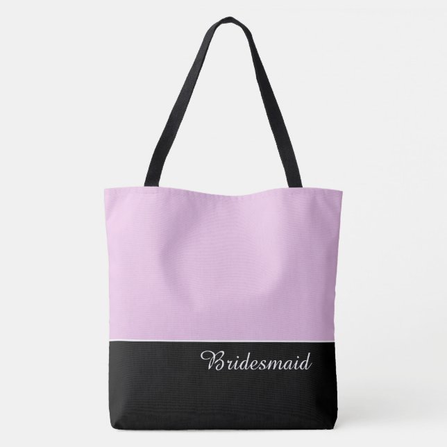 Bolsa Tote Elegante para Damas de Honra (Verso)