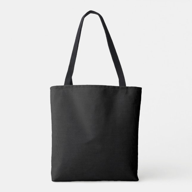 Bolsa Tote Elegante preto comum (Verso)
