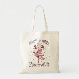 Bolsa Tote Elegante rosa Axolotl Ballerina