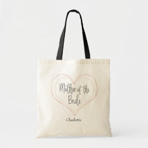 Bolsa Tote Elegante Rosa Geométrico Dourado Mãe da Noiva