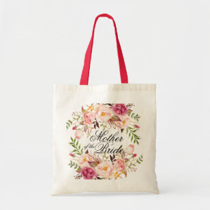 Bolsa Tote Elegante Rustic Floral Mãe da Noiva