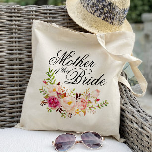 Bolsa Tote Elegante Rustic Floral Mãe da Noiva