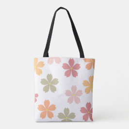 Bolsa Tote Elegante Sacola Grande com Estética Floral
