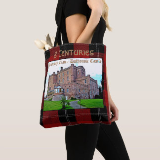 Bolsa Tote Elegante Scottish Ramsay Clan Castle Tartan