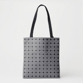 Bolsa Tote elegantes celtic-knot Muster in silber
