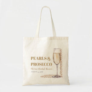 Bolsa Tote Elegantes Pérolas Modernas e Chás de Bebê com Pros