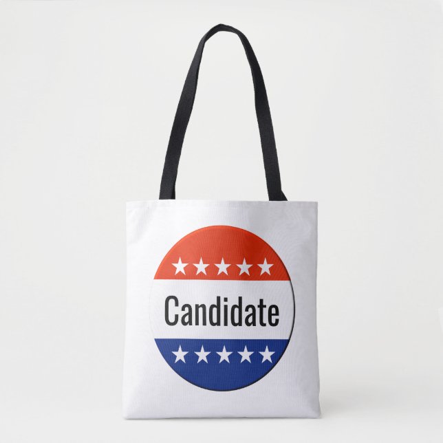 Bolsa Tote Eleição da Campanha Candidata Personalizada 2026 (Frente)
