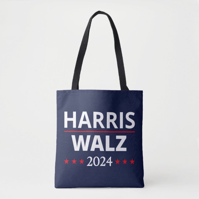 Bolsa Tote Eleição de Harris Walz 2024 III (Frente)