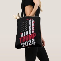 Eleição TRUMP 2024 Bandeira Vintage EUA