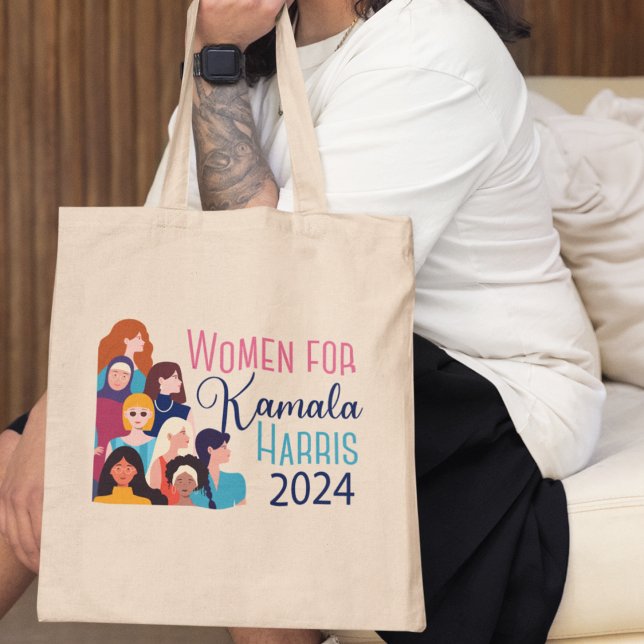 Bolsa Tote Eleições 2024 para Kamala Harris (Criador carregado)