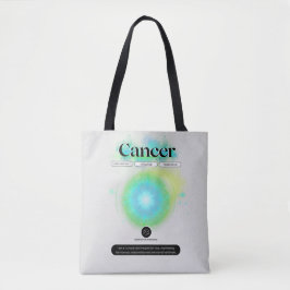 Bolsa Tote Elemento de Água de Cota de Cancer de Sinal Zodiat