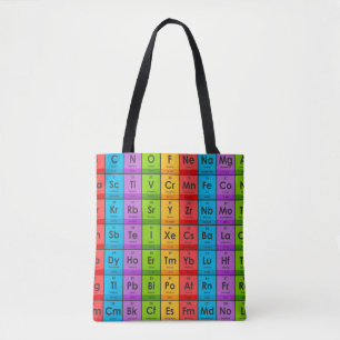 Bolsa Tote Elementos da Mesa periódica