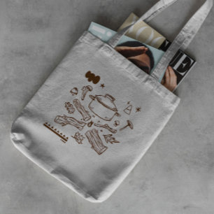 Bolsa Tote Elementos de acampamento do outono